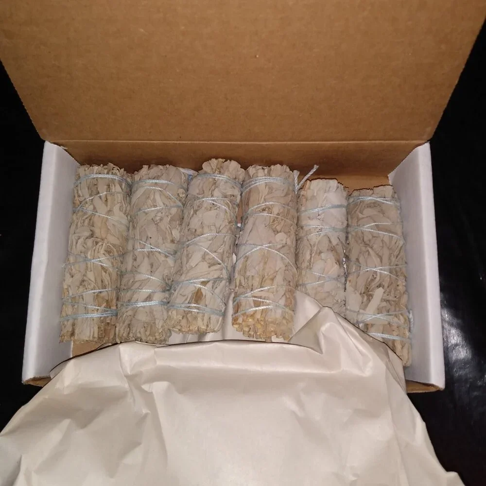 6 white sage bundles (blue river sage) - Picture 2 of 4
